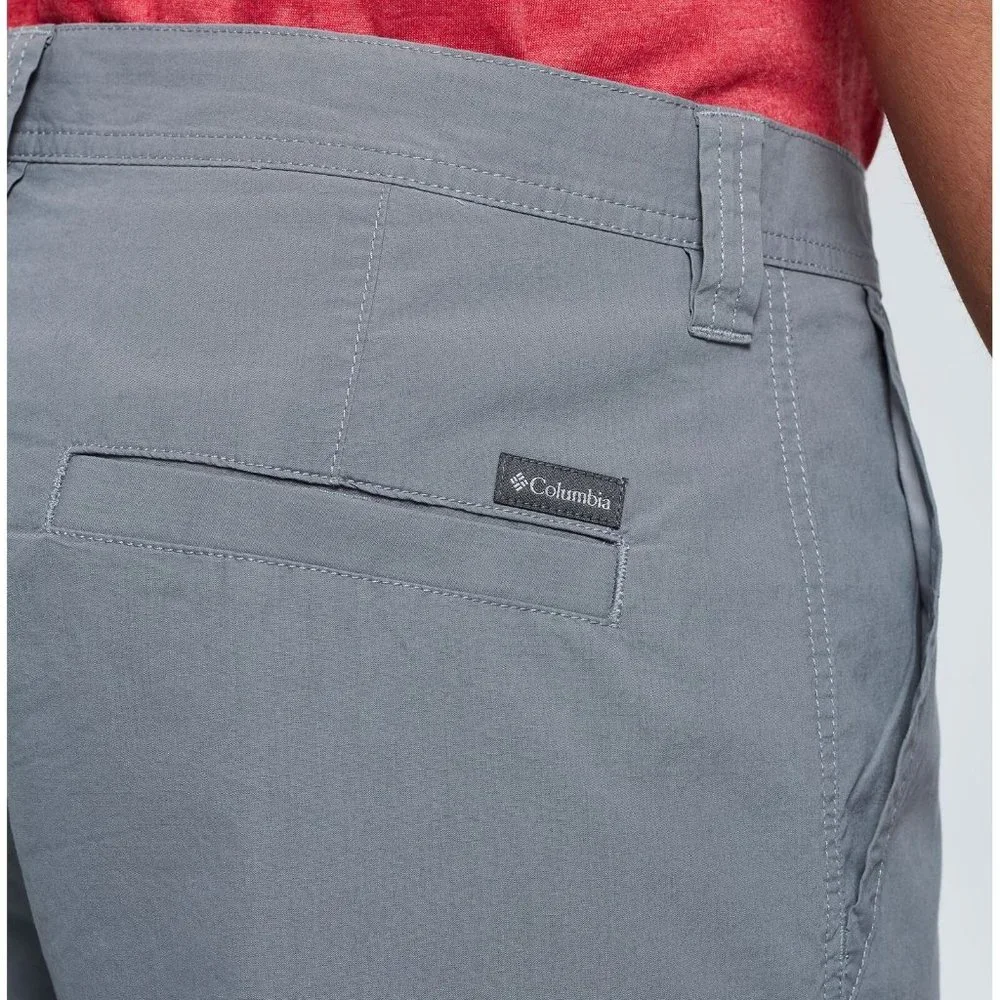 Columbia Men's Washed Out Short, Grey Ash, New With Tags - Picture 14 of 14